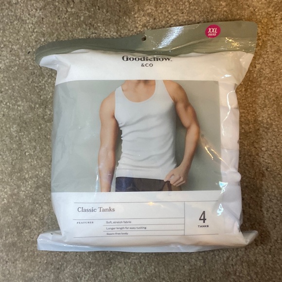 Goodfellow & Co Shirts Hanes White Classic Tanks 4pack Poshmark